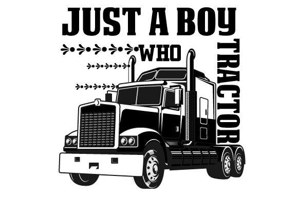 Download Just a Boy Who Love Tractor Design - Tractor design Collection