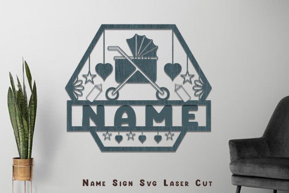 Download Childs Room Decor Name Sign Laser Cut - Decor Collection