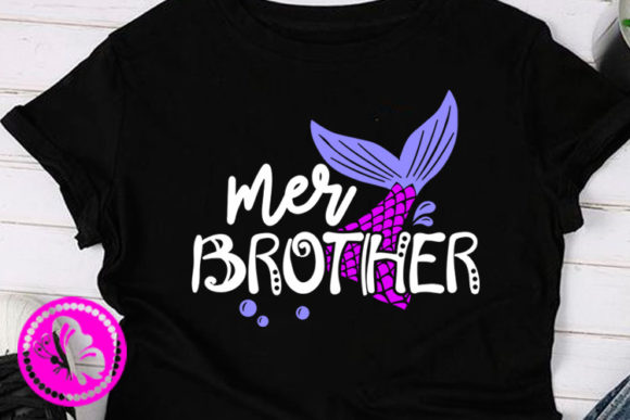Download MER Brother Mermaid Tail Birthday Decor - Decor Collection