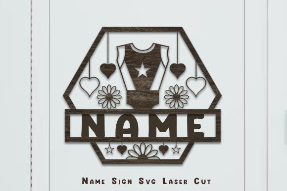Download Childs Room Decor Name Sign Laser Cut - Decor Collection