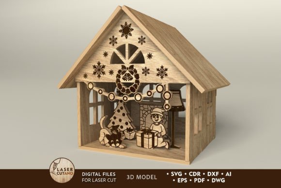 Download CHRISTMAS DECORATIVE HOUSE, Home Decor - Decor Collection
