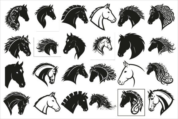 Download Elegant Horse Head Wall Decor Design - Decor Collection