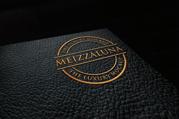 Download Luxury Leather Logo Mockup - Leather logo Collection