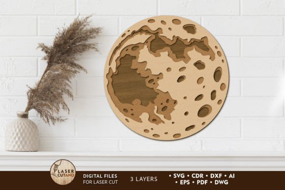 Download Moon Decorative Wall Panel Template - Decor Collection