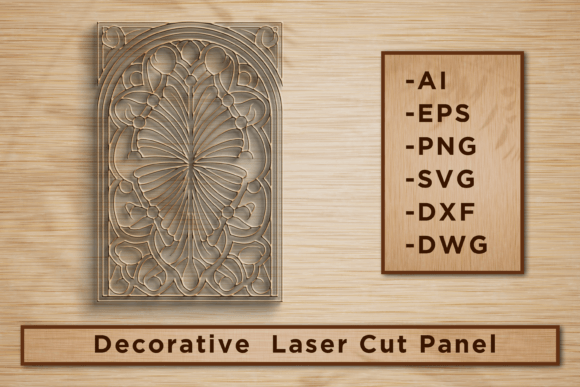 Download Decorative Laser Cut Panel SVG - Decor Collection